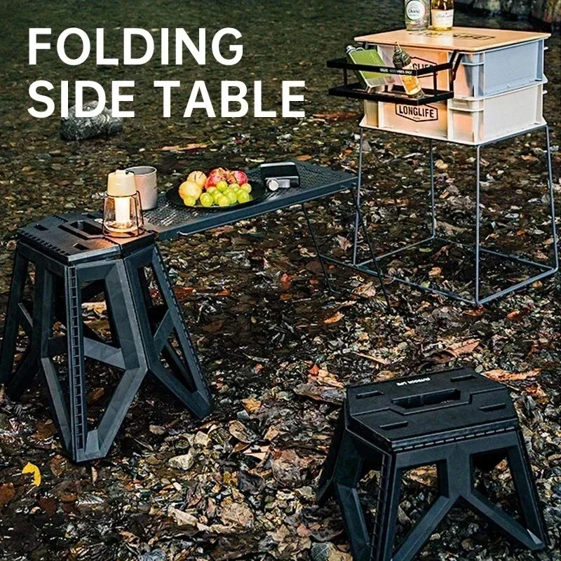 Outdoor Furniture Usa - Outdoor Multifunctional Folding Table and Stool