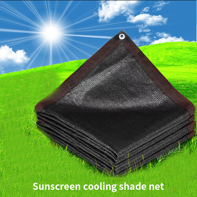 Outdoor Furniture Hdpe - 12PIN black shading net, UV resistant