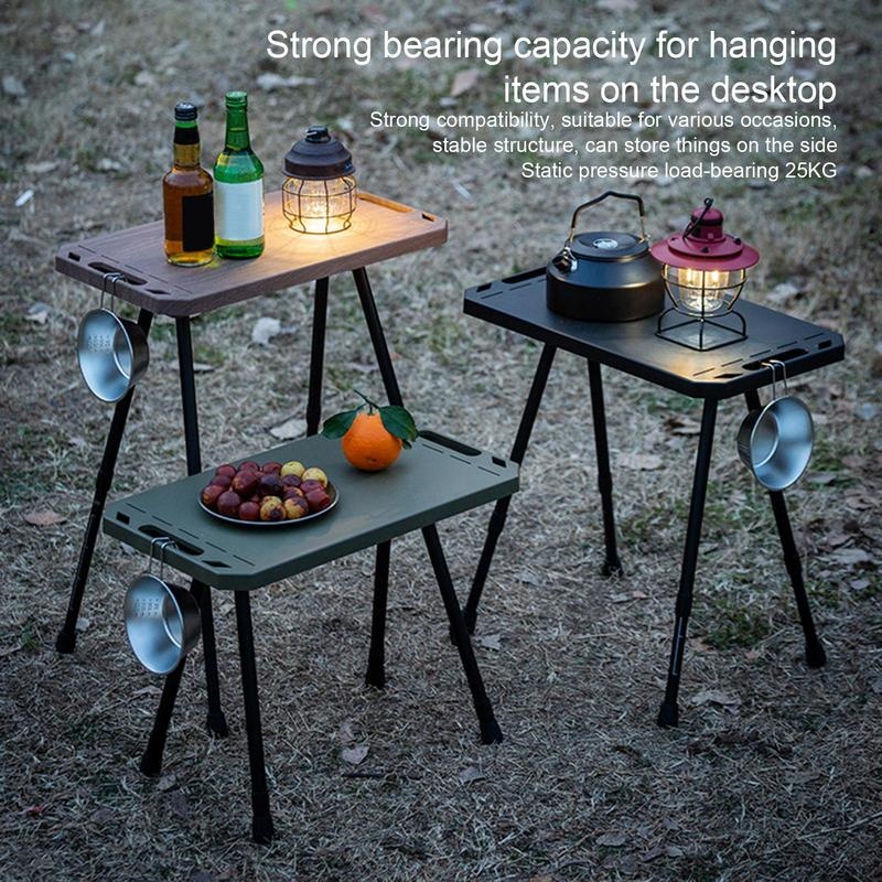 Outdoor Furniture Usa - Aluminum Alloy Folding Camping Tables Adjustable