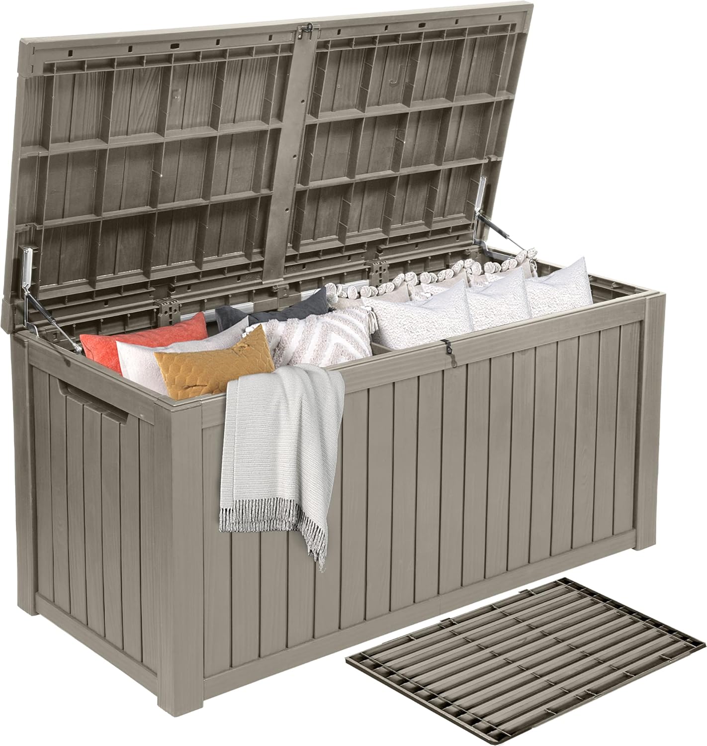 Outdoor Furniture With Storage - 220 Gallon Extra-Large Patio Deck Box,