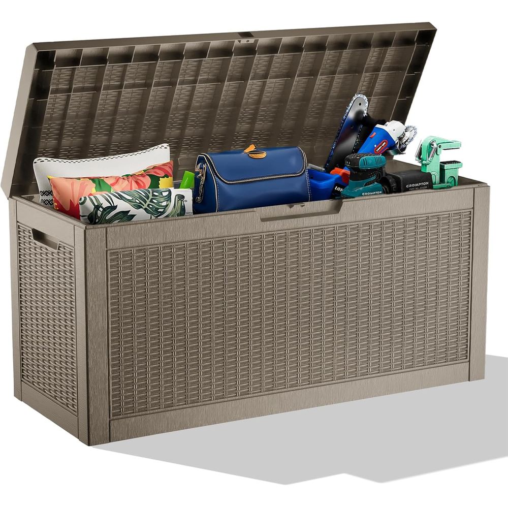60 Gallon Resin Deck Box - Loc – Outdoor Furniture With Storage Bewertung und Preis
