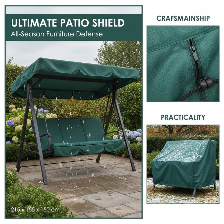 Patio 3 Seater Swing Chair Ben – Outdoor Furniture Patio Bewertung und Preis