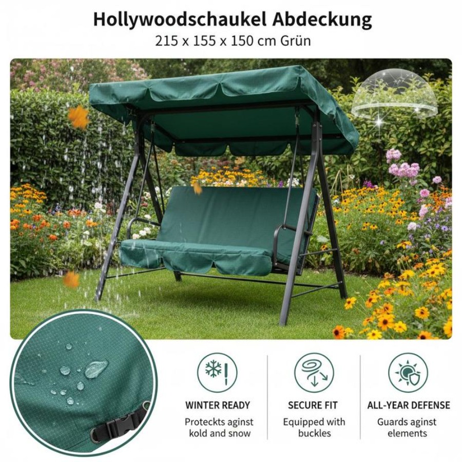 Patio 3 Seater Swing Chair Ben – Outdoor Furniture Patio Bewertung und Preis