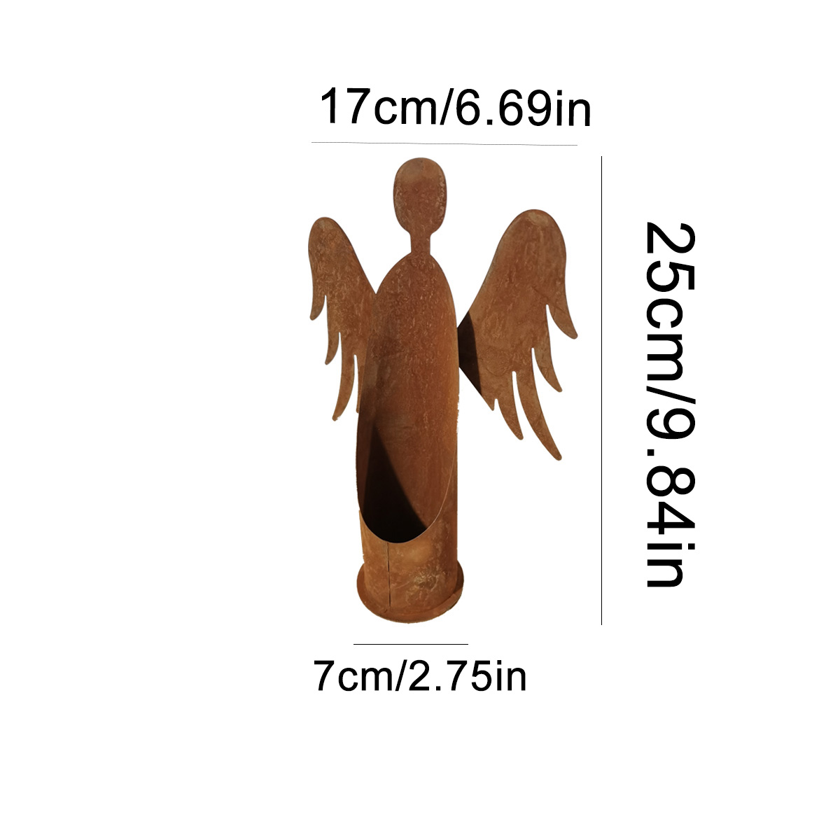 1Pc Iron Garden Sculpture, Vin – Outdoor Furniture Usa Bewertung und Preis