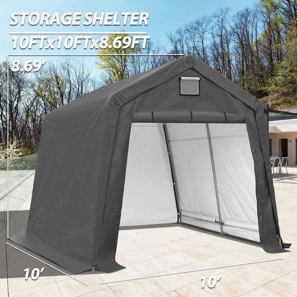10x10 Outdoor Storage Shelter  – Outdoor Furniture With Storage Bewertung und Preis