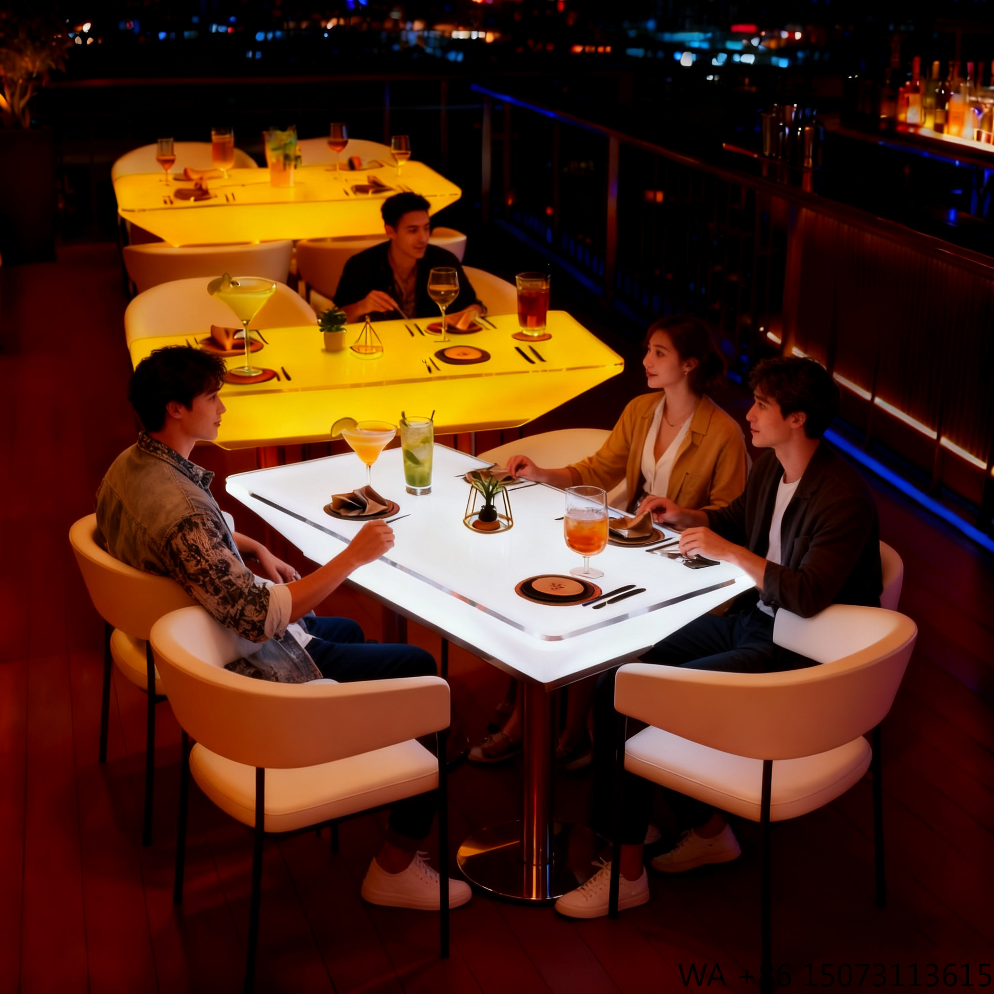 LED Decorative Dining Table Re – Outdoor Furniture Rental For Party Bewertung und Preis