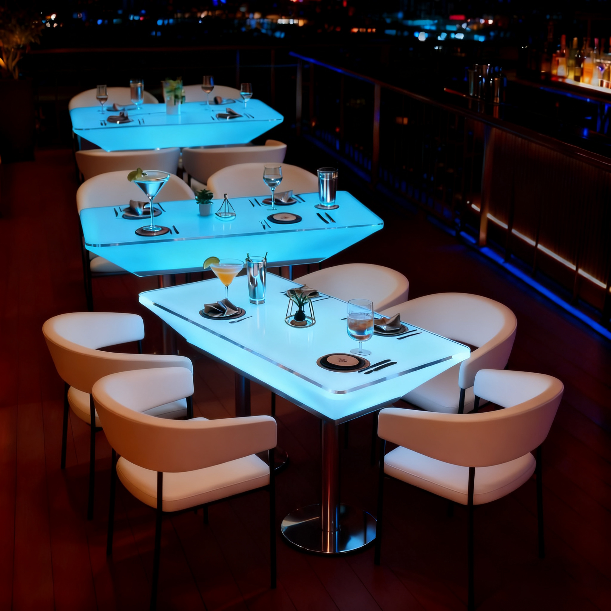 LED Decorative Dining Table Re – Outdoor Furniture Rental For Party Bewertung und Preis