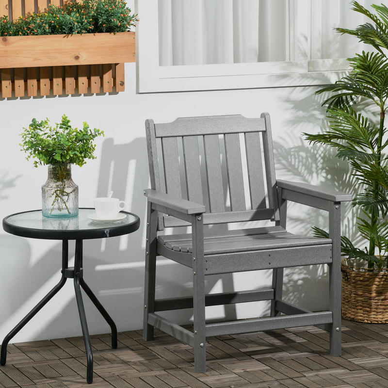 All-Weather Patio Chair, HDPE  – Outdoor Furniture Hdpe Bewertung und Preis