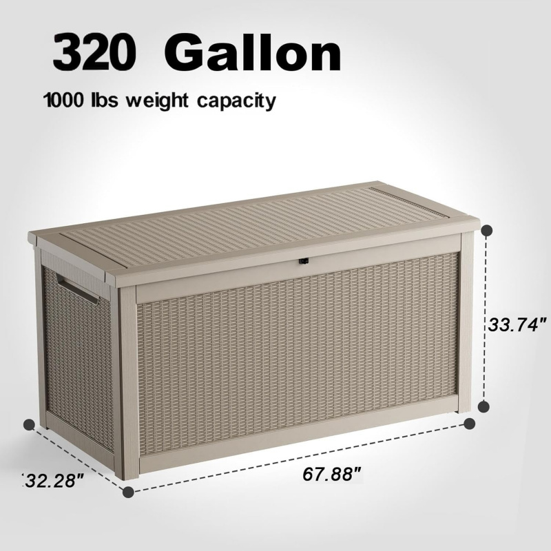 2026 New：320 Outdoor Storage B – Outdoor Furniture With Storage Bewertung und Preis