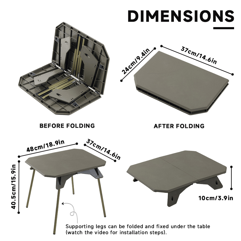 WESTTUNE Outdoor Camping Table – Outdoor Furniture Usa Bewertung und Preis