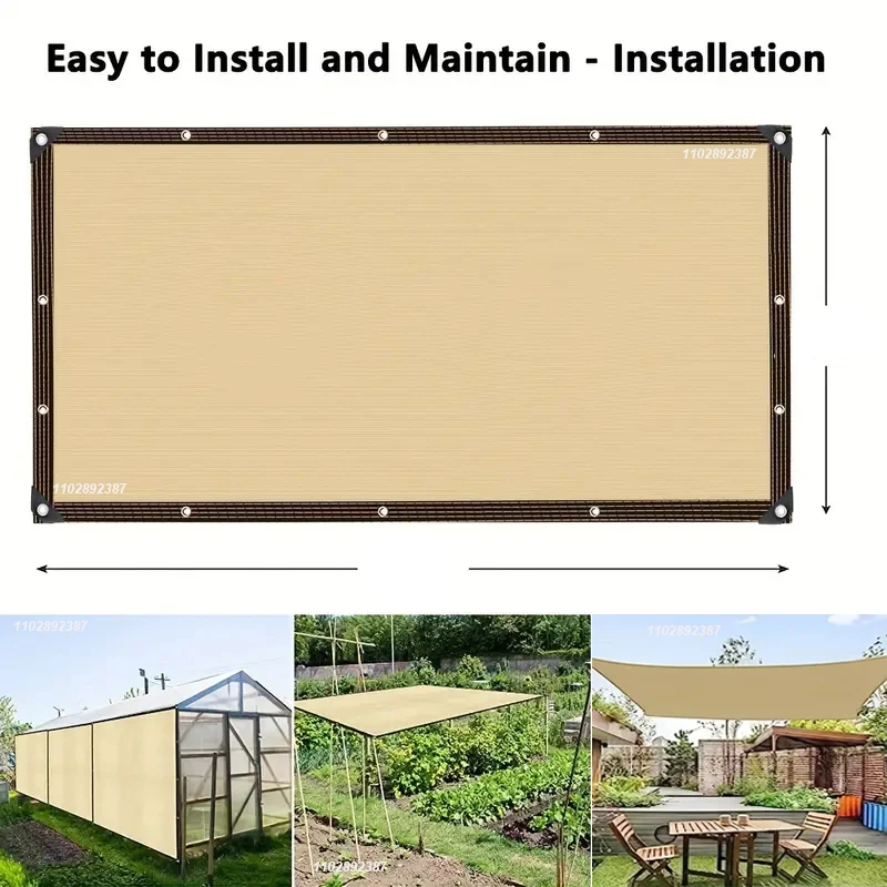 4x5m Beige shading net, UV pro – Outdoor Furniture Hdpe Bewertung und Preis