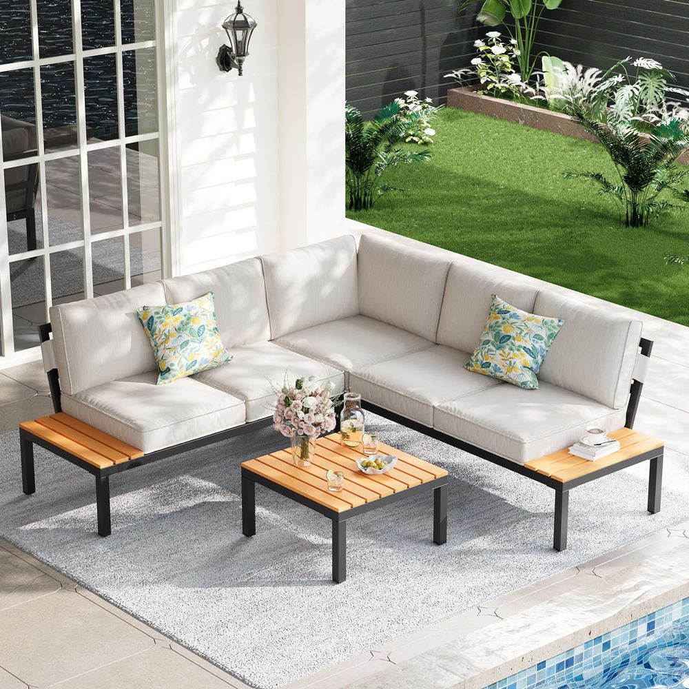 Outdoor Patio Furniture Set, D – Outdoor Furniture Durable Bewertung und Preis