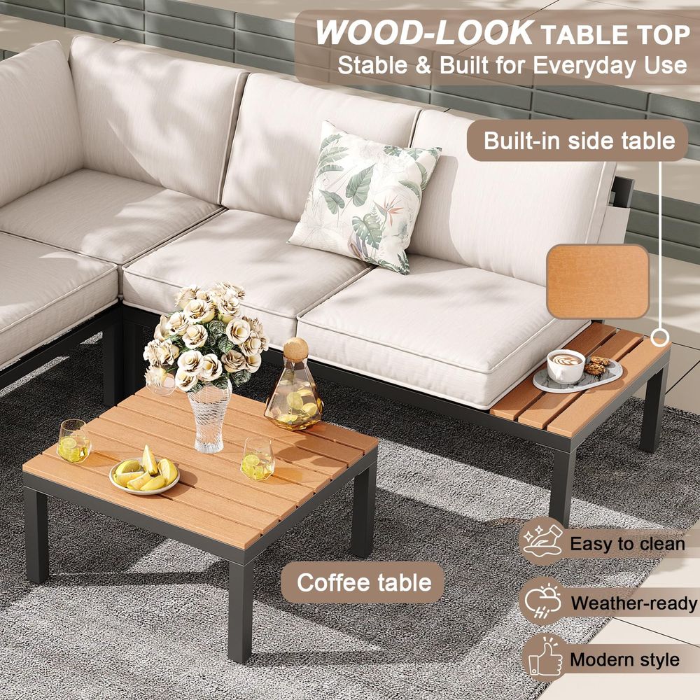 Outdoor Patio Furniture Set, D – Outdoor Furniture Durable Bewertung und Preis