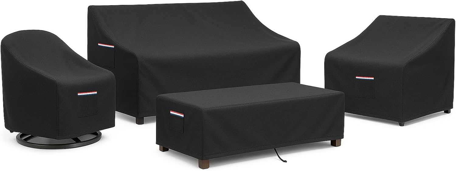 4-Piece Patio Furniture Cover  – Outdoor Furniture Heavy Duty Bewertung und Preis
