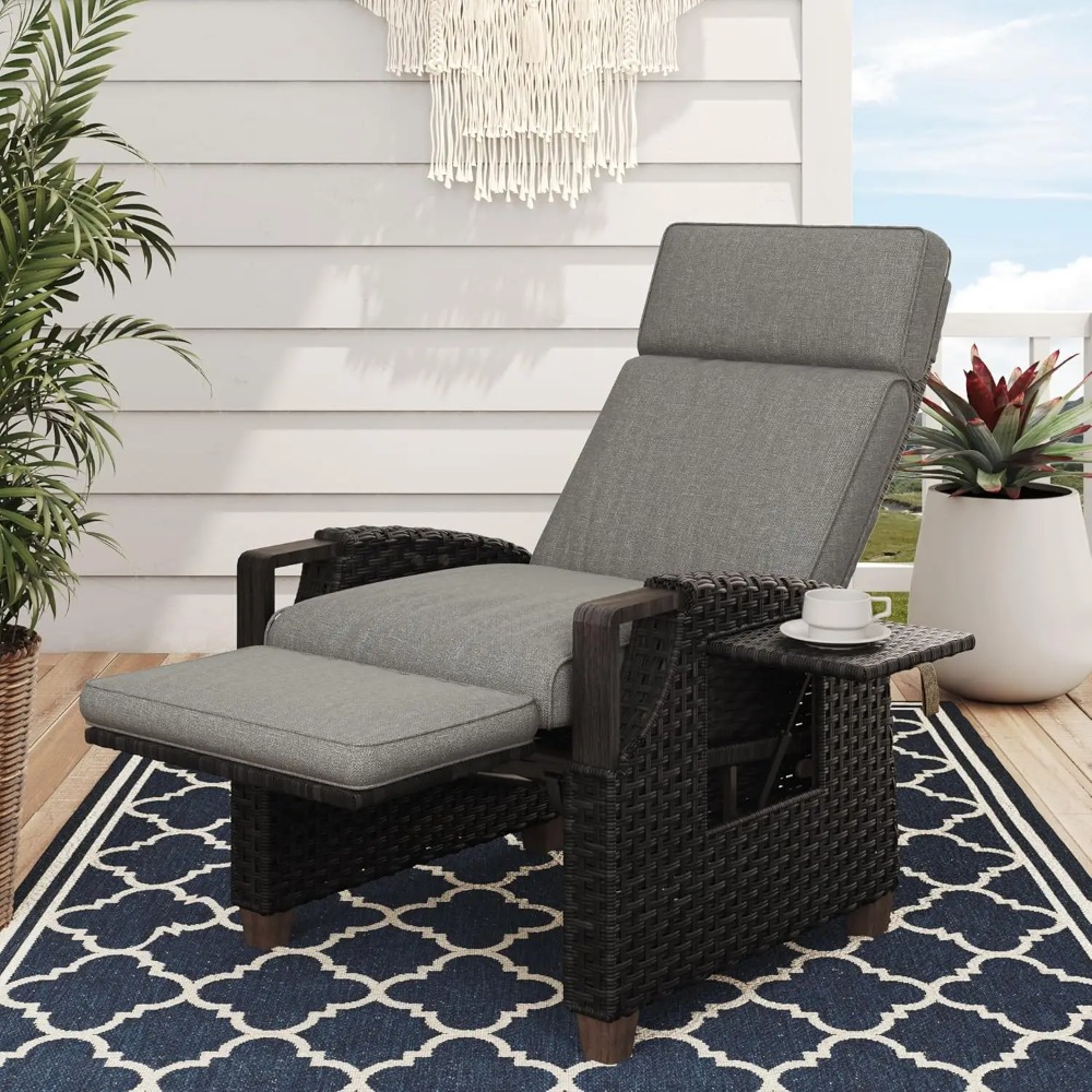 Outdoor Recliner with Independ – Outdoor Furniture No Cushions Bewertung und Preis