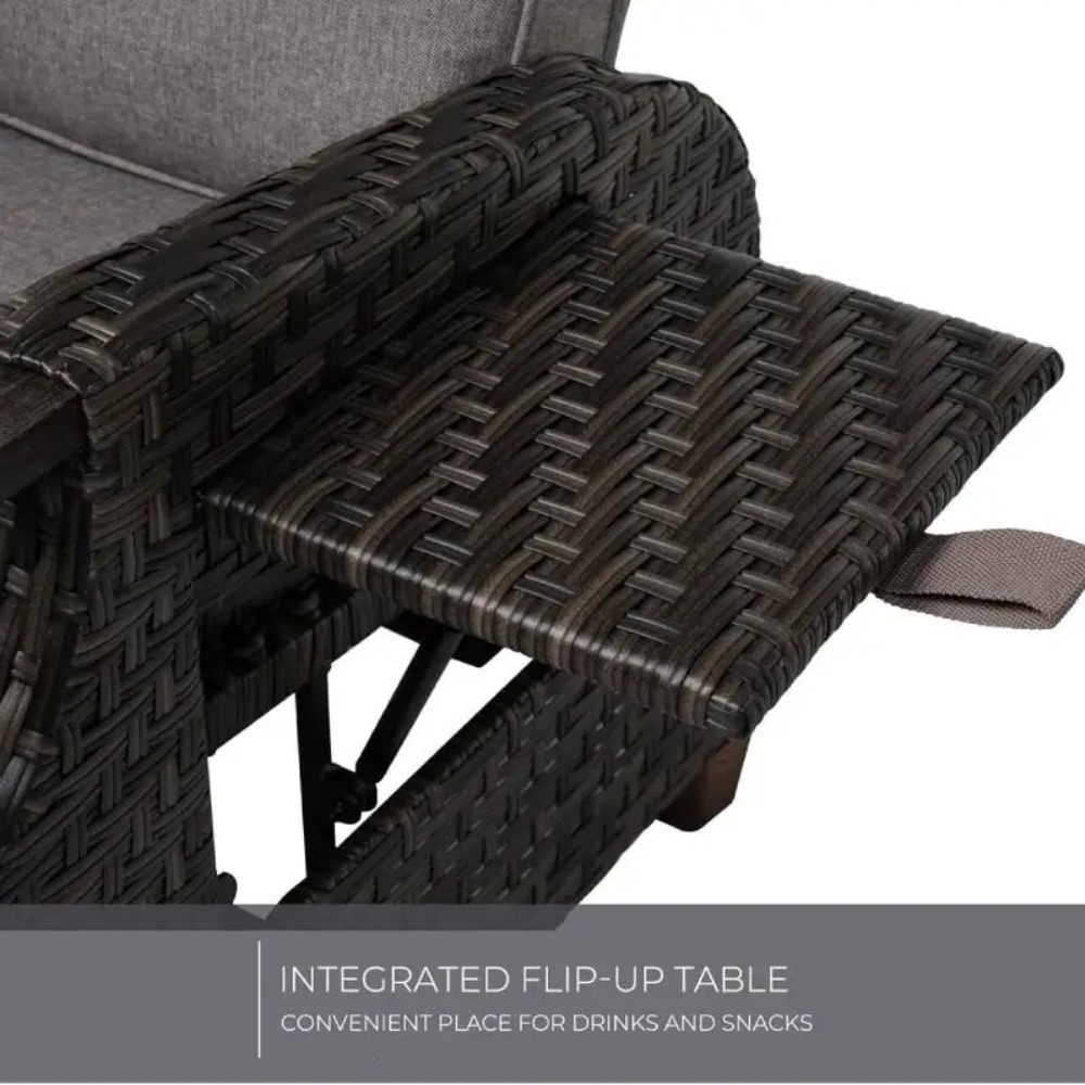 Outdoor Recliner with Independ – Outdoor Furniture No Cushions Bewertung und Preis