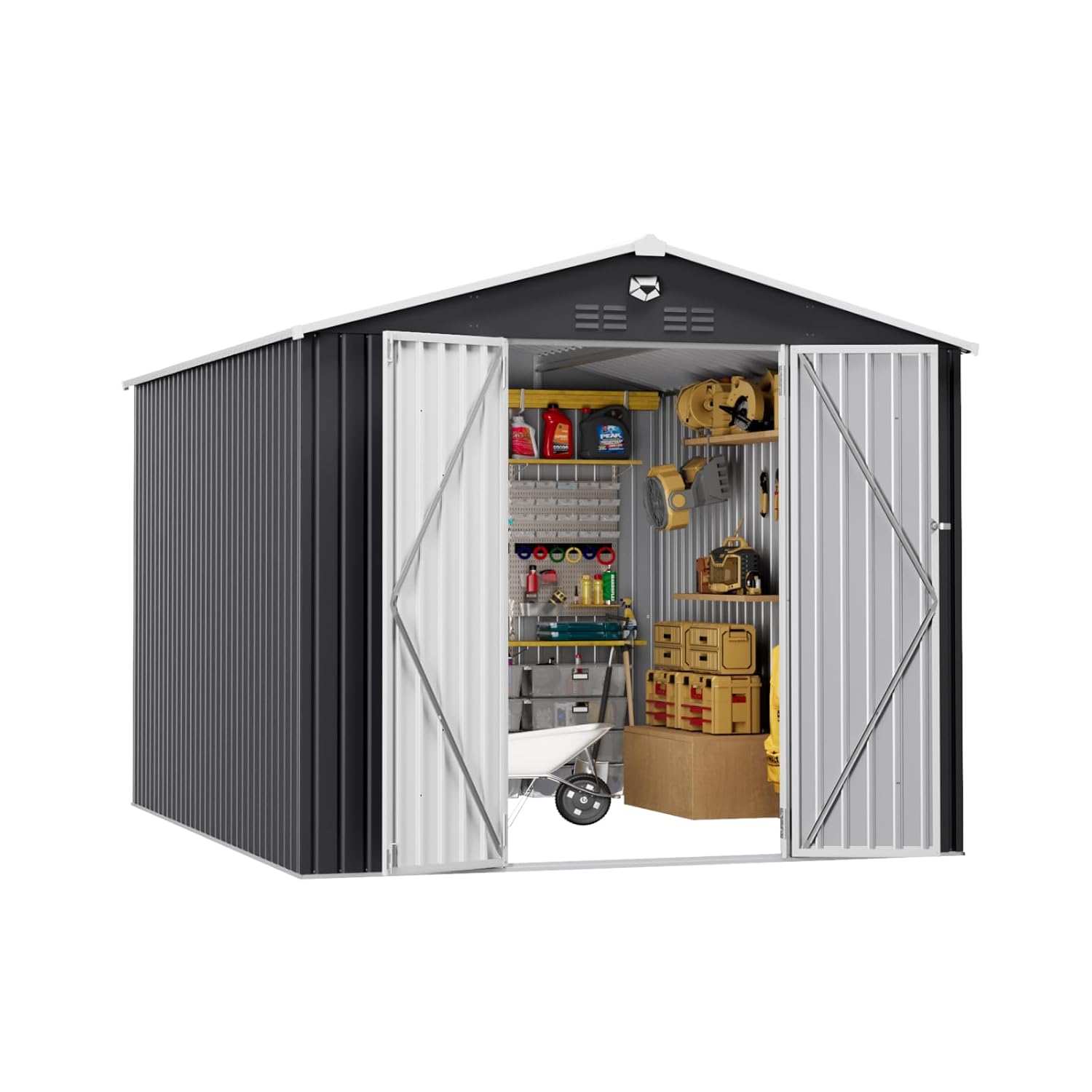 10x12 FT Metal Outdoor Storage – Outdoor Furniture With Storage Bewertung und Preis