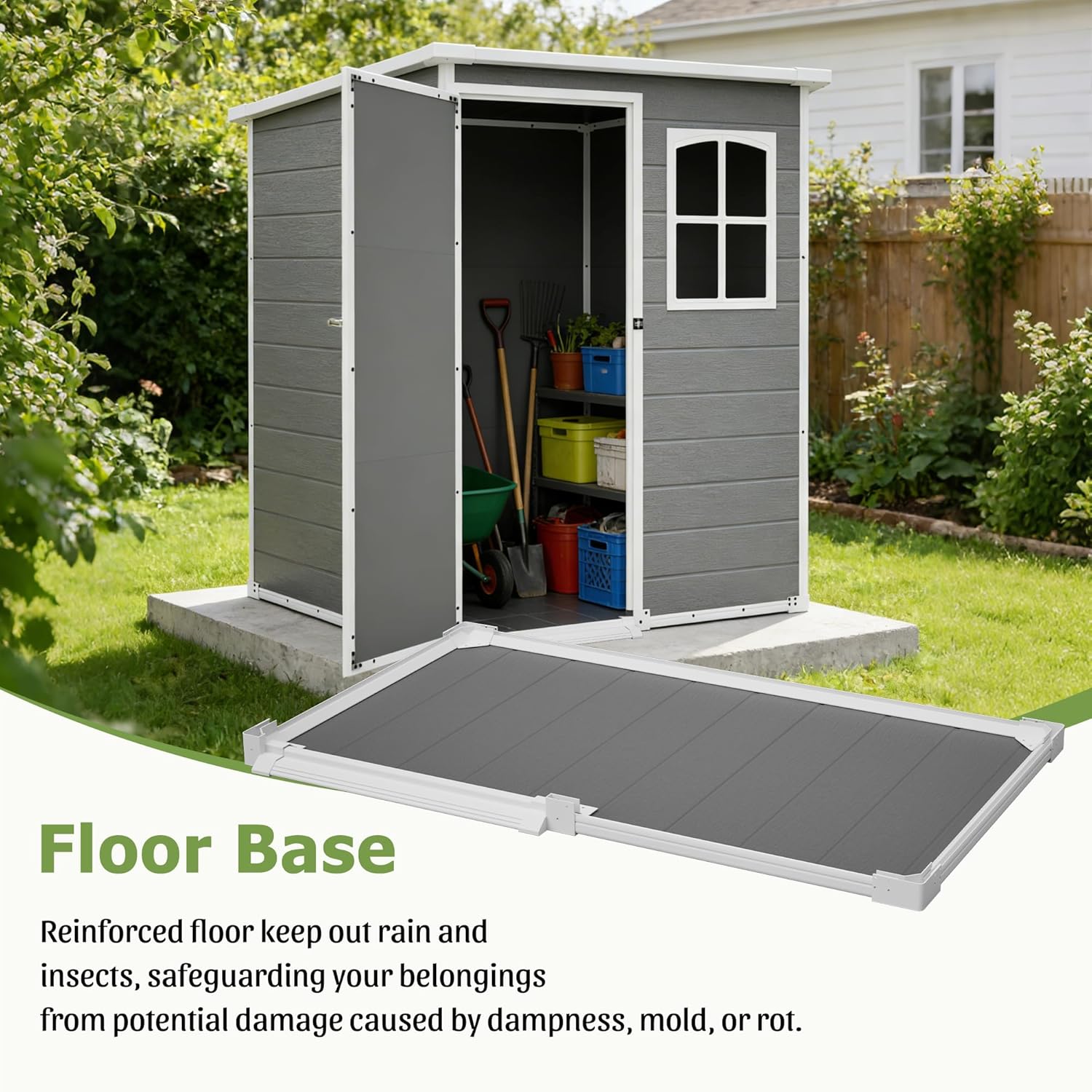 Resin Outdoor Storage Shed Kit – Outdoor Furniture With Storage Bewertung und Preis