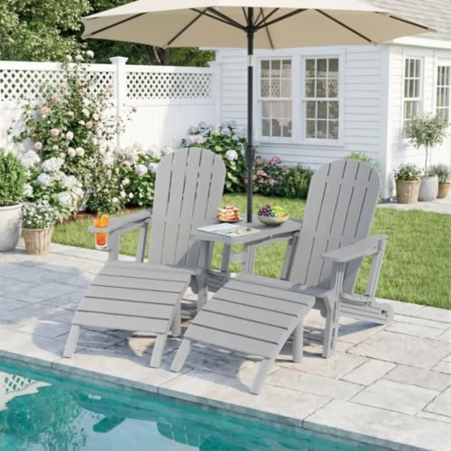 Outdoor Adirondack Chair Set o – Outdoor Furniture Hdpe Bewertung und Preis