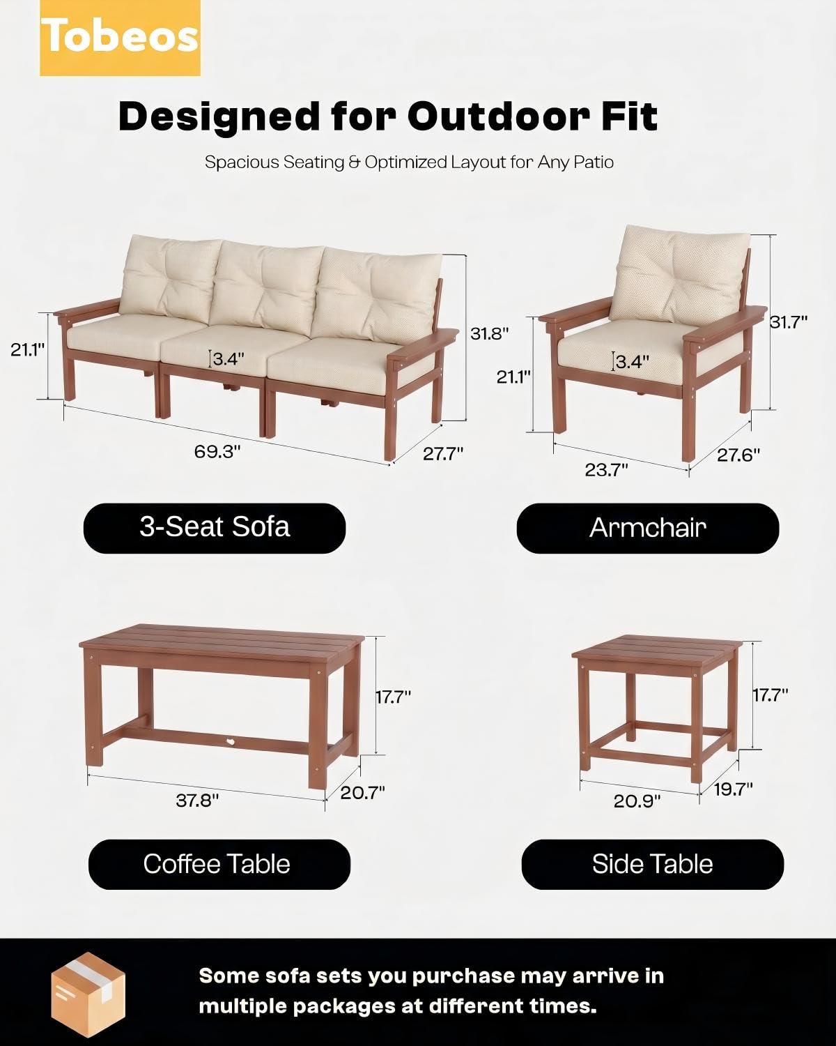 HDPE 7 Piece Patio Furniture S – Outdoor Furniture Hdpe Bewertung und Preis