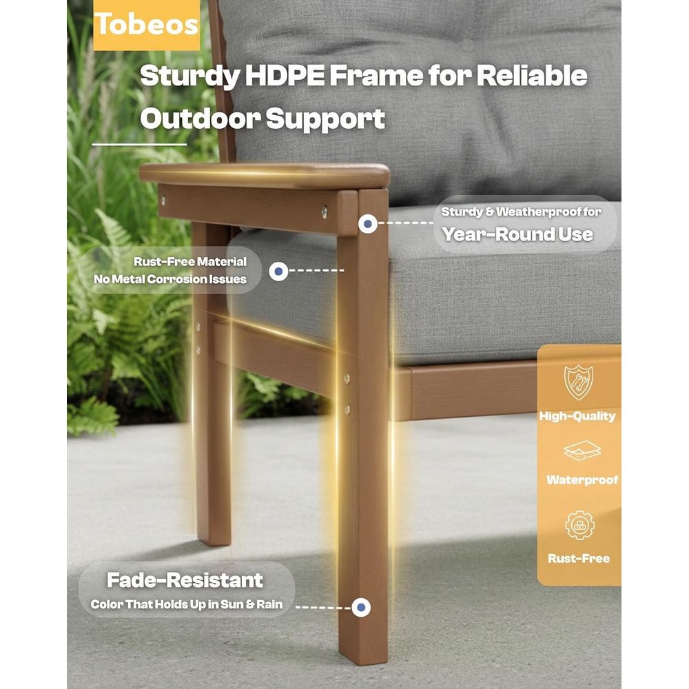 All-Weather HDPE Patio Furnitu – Outdoor Furniture Hdpe Bewertung und Preis