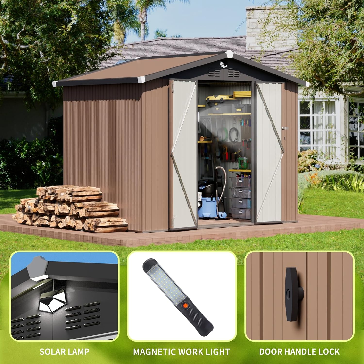 Metal Storage Shed,Outdoor Sto – Outdoor Furniture With Storage Bewertung und Preis
