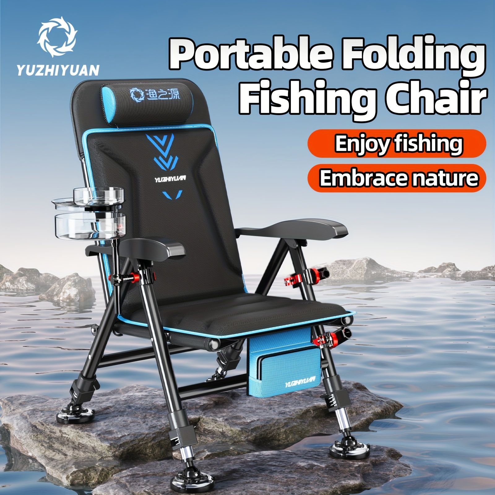 Yuzhiyuan outdoor fishing chai – Outdoor Furniture No Cushions Bewertung und Preis