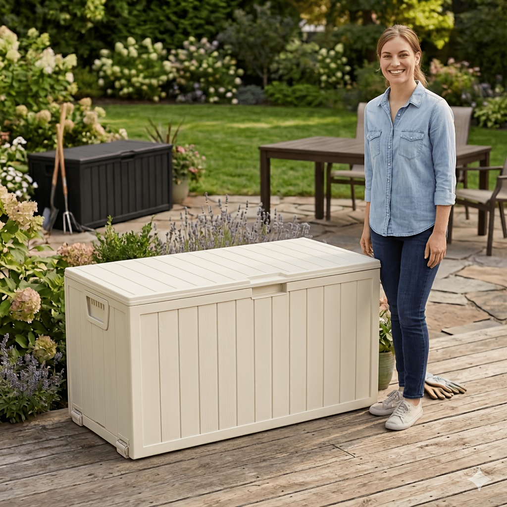 75/35 Gallon Outdoor Storage B – Outdoor Furniture With Storage Bewertung und Preis