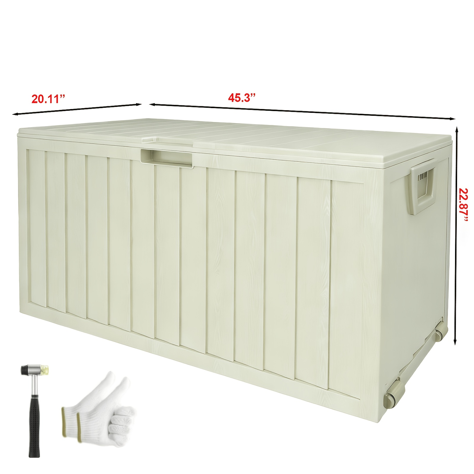 75/35 Gallon Outdoor Storage B – Outdoor Furniture With Storage Bewertung und Preis