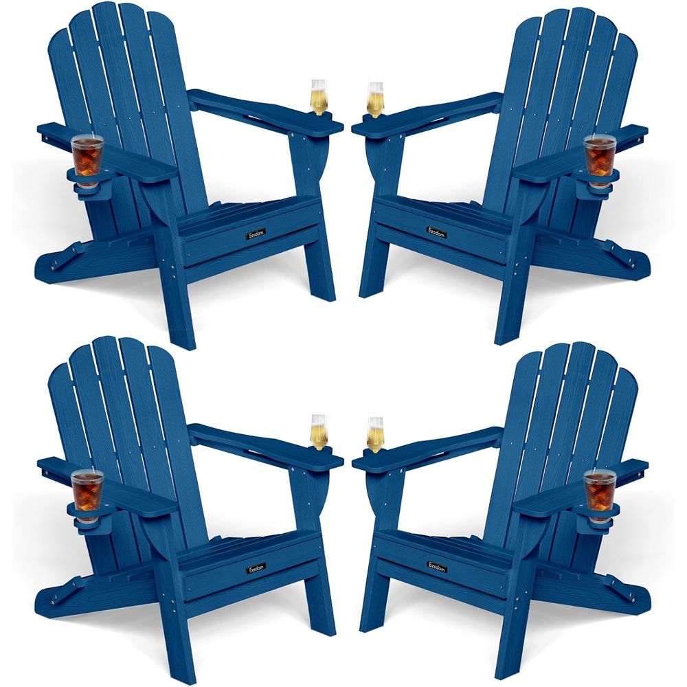 Set of 4 HDPE Outdoor Adironda – Outdoor Furniture Hdpe Bewertung und Preis
