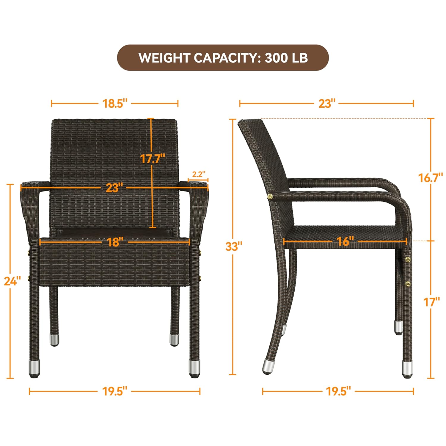 Stackable Outdoor Rattan Dinin – Outdoor Furniture Hdpe Bewertung und Preis