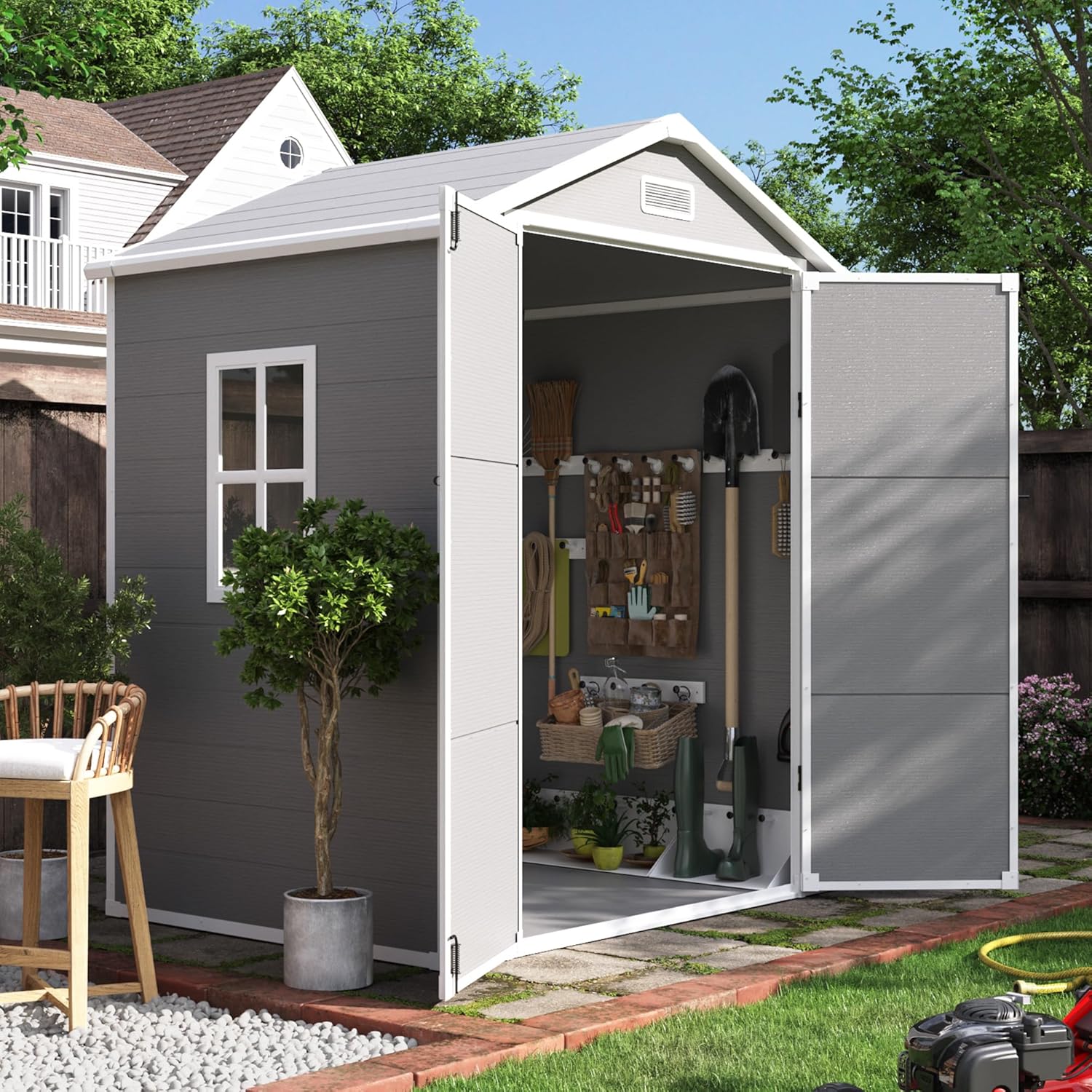 Outdoor Resin Storage Shed 6x4 – Outdoor Furniture With Storage Bewertung und Preis
