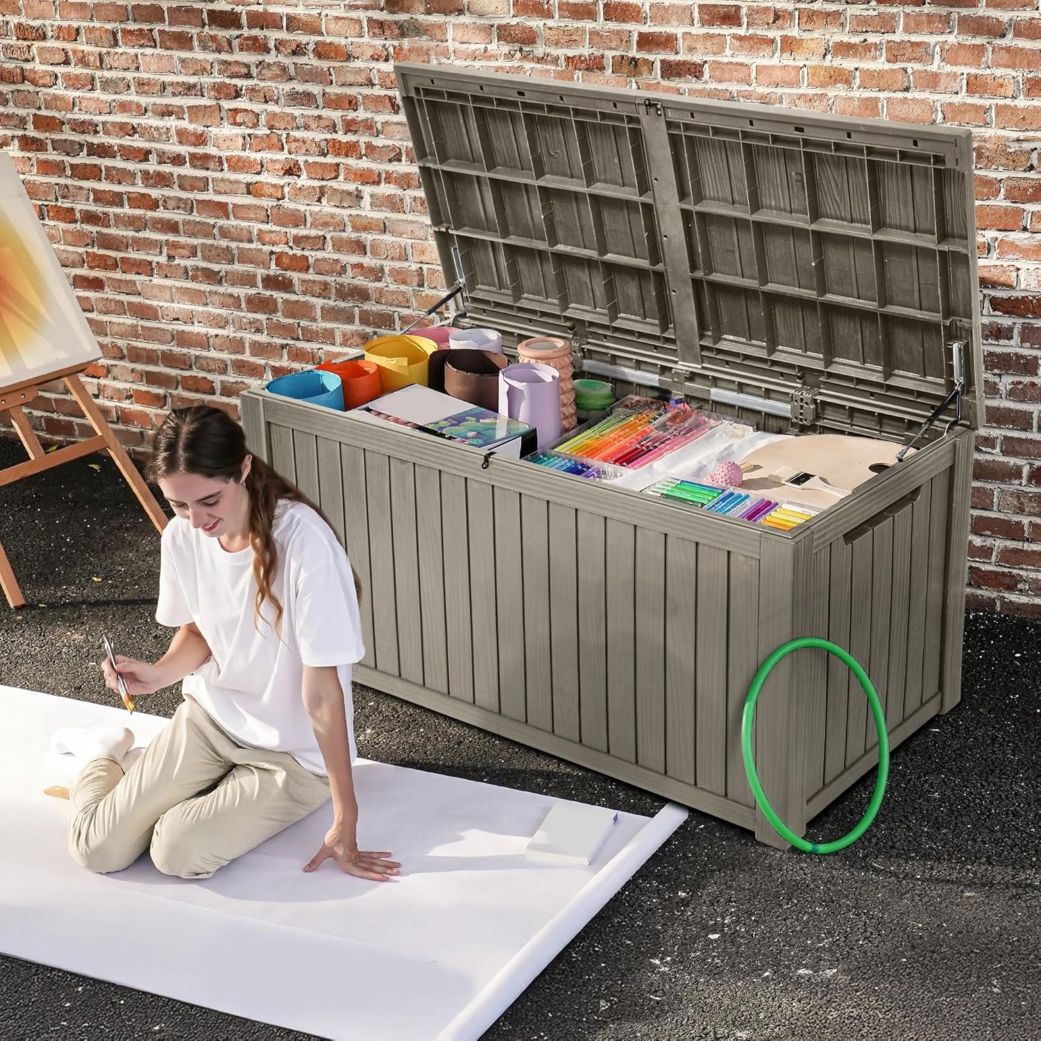 220 Gallon Extra-Large Patio D – Outdoor Furniture With Storage Bewertung und Preis