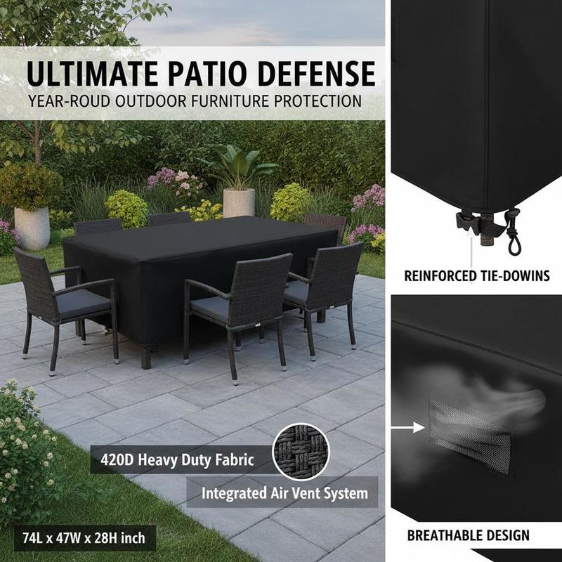 Outdoor Table Set Protector 74 – Outdoor Furniture Heavy Duty Bewertung und Preis