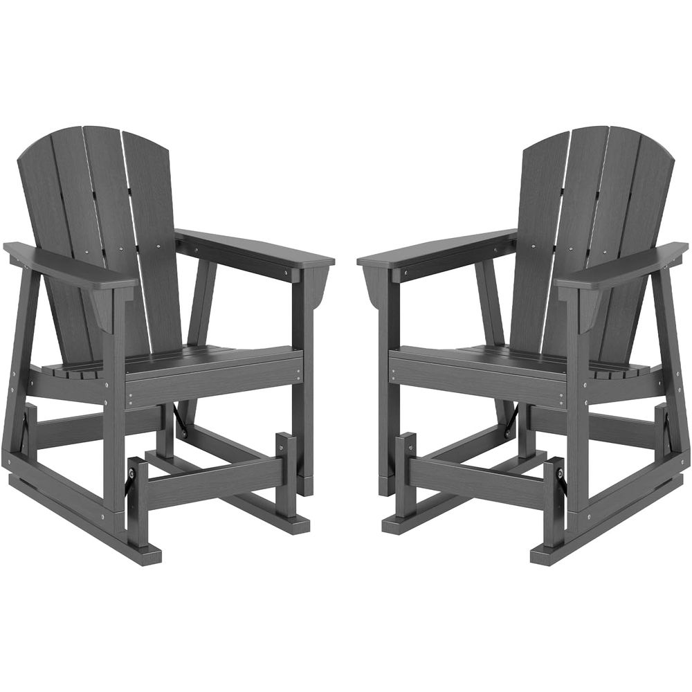 Adirondack Outdoor Rocking Cha – Outdoor Furniture Hdpe Bewertung und Preis