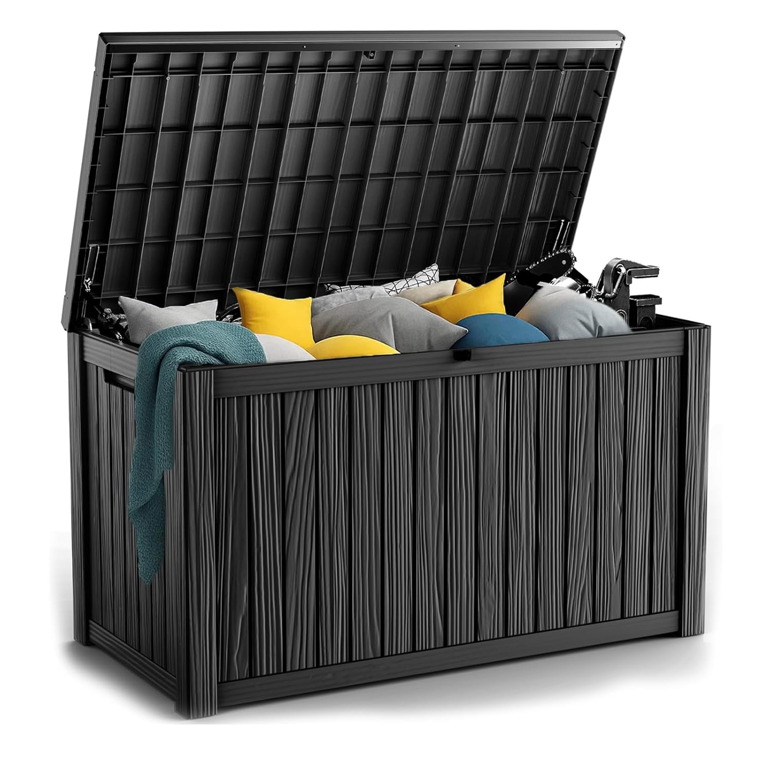 180Gal Lockable Resin Deck Box – Outdoor Furniture With Storage Bewertung und Preis
