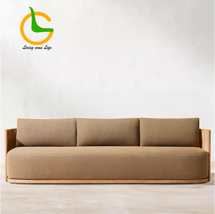 Luxury L-shaped Teak Wood Outd – Outdoor Furniture Durable Bewertung und Preis