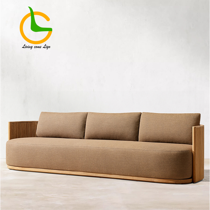 Luxury L-shaped Teak Wood Outd – Outdoor Furniture Durable Bewertung und Preis