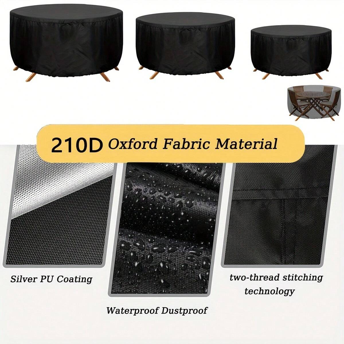 Waterproof Round Patio Furnitu – Outdoor Furniture Patio Bewertung und Preis