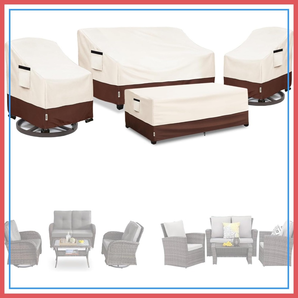 4-Piece Patio Furniture Covers – Outdoor Furniture Heavy Duty Bewertung und Preis