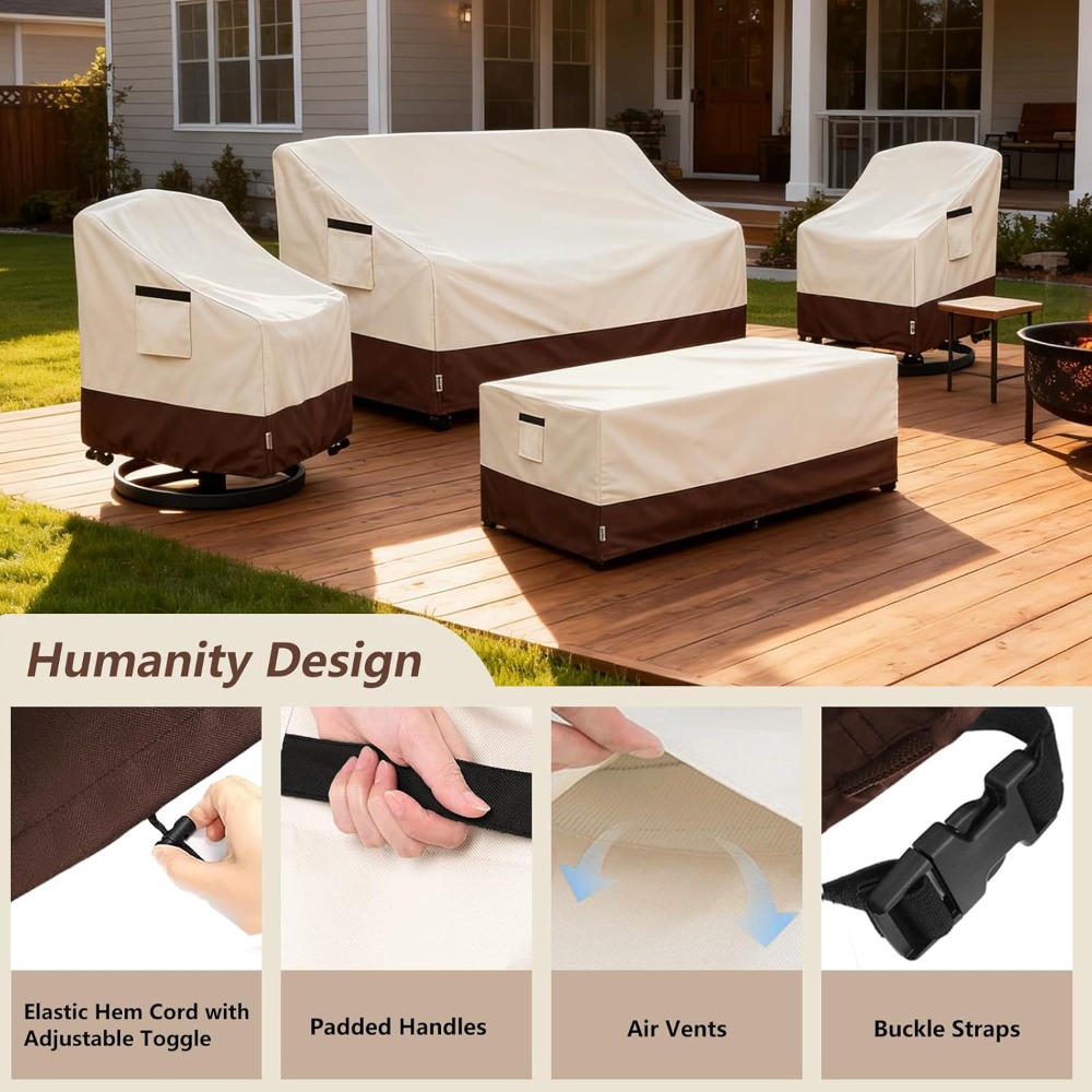 4-Piece Patio Furniture Covers – Outdoor Furniture Heavy Duty Bewertung und Preis